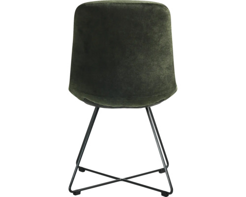 Polsterstuhl mit Metallgestell