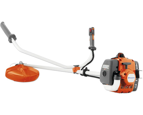 Débroussailleuse à essence Husqvarna 122R, avec tête de coupe et harnais