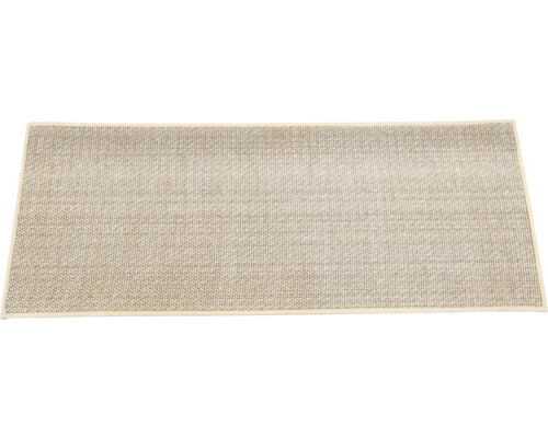 Paillasson tapis de couloir nature beige 40x120 cm