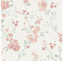 Papier peint à motif floral