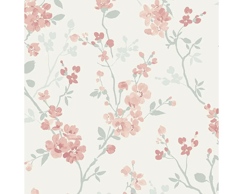Papier peint à motif floral