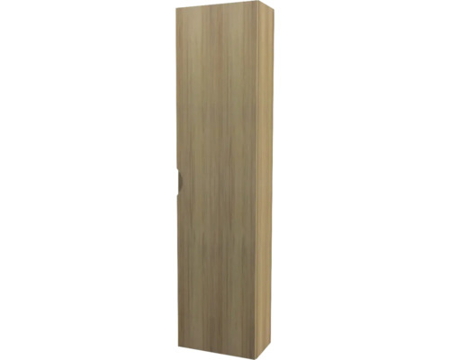 Armoire haute Baden Haus Kim lxhxp 35 x 140 cm x 20 cm couleur de façade tabac décor bois mat 55539 Armoire haute en bois