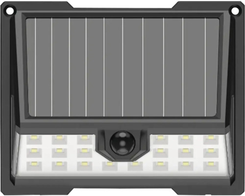 Projecteur mural LED solaire IP44 800lm 6500K