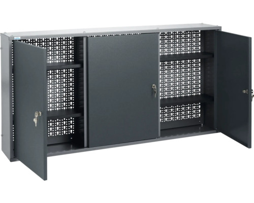 Werkstattschrank mit Lochwand und Schiebetüren