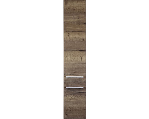 Façade d''armoire aspect bois avec poignées