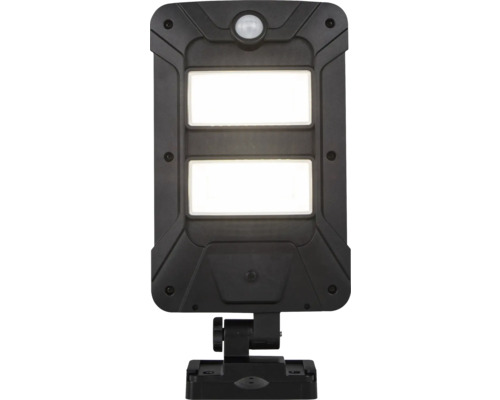 Schwarze Solarleuchte mit Bewegungsmelder