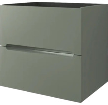 Meuble sous-lavabo Baden Haus Kim lxhxp 60 x 55 cm x 46 cm couleur de la façade vert mat 55980