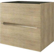 Waschtischunterschrank Baden Haus Kim BxHxT 60 x 55 cm x 46 cm Frontfarbe tabacco holzdekor matt 55979