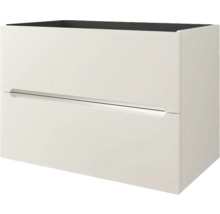 Meuble sous-lavabo Baden Haus Kim lxhxp 80 x 55 cm x 45,6 cm couleur de la façade blanc mat 55981