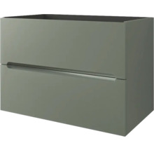 Meuble sous-lavabo Baden Haus Kim lxhxp 80 x 55 cm x 45,6 cm couleur de la façade vert mat 55984