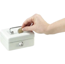 Caisse à monnaie Burg-Wächter Money 5012 blanc