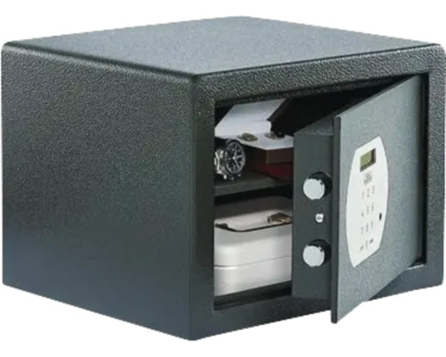 Geöffneter Möbeltresor mit elektronischem Schloss