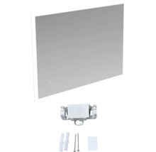 LED-Spiegel mit Befestigungsmaterial