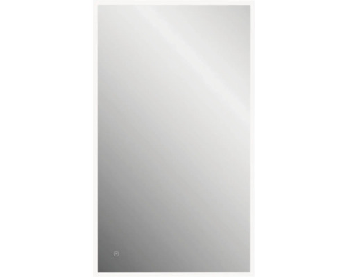 Rechteckiger Spiegel mit schmalem Rahmen