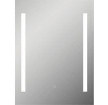 Rechteckiger Spiegel mit integrierter Beleuchtung