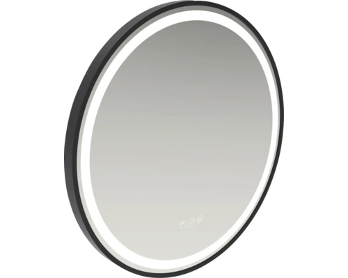 Runder Spiegel mit LED-Beleuchtung und Touch-Sensor