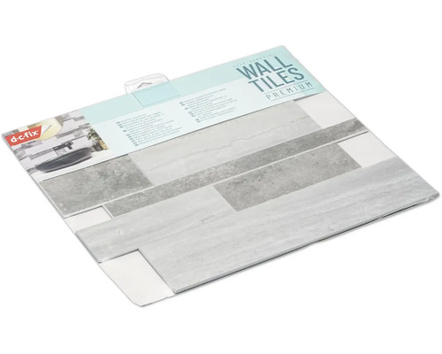 Carrelage mural autocollant Wall Tiles Premium Stone gris 34,5 x 30 cm 1 pce