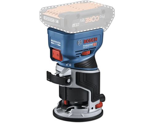 Défonceuse sans fil Bosch GKF 18V-8 avec moteur sans balais et batterie