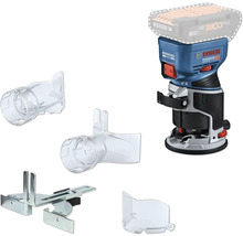 Affleureuse sans fil Bosch Professional GKF 18V-8 avec accessoires
