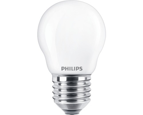 Ampoule sphérique LED P45 mat E27/6,5W(60W) 806 lm 2700 K blanc chaud