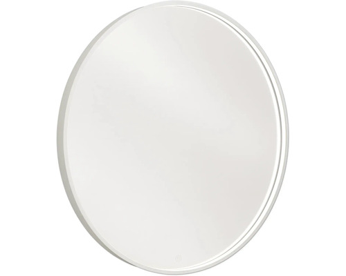 Miroir de salle de bains Badmobil Craft Linus Ø 600 mm IP 44 blanc avec capteur