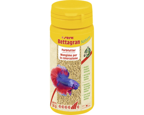 Granulatfutter sera Bettagran Nature 50 ml Farbfutter Kampfisch