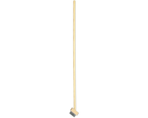 Brosse métallique avec manche en bois