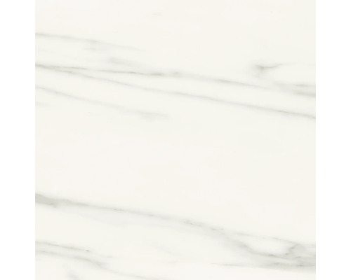 Carrelage sol et mur en grès cérame fin Macael 60 x 60 x 0,9 cm white poli gris