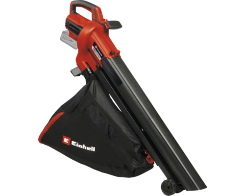 Akku Laubsauger/-bläser EINHELL Power X-Change VENTURRO 18/210 Li ohne Akku und Ladegerät Einhell Akku-Laubsauger mit Fangsack und Rädern
