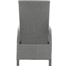 Vue arrière d''une chaise en rotin