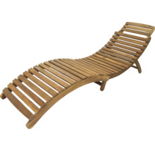 Chaise longue en bois pour le jardin