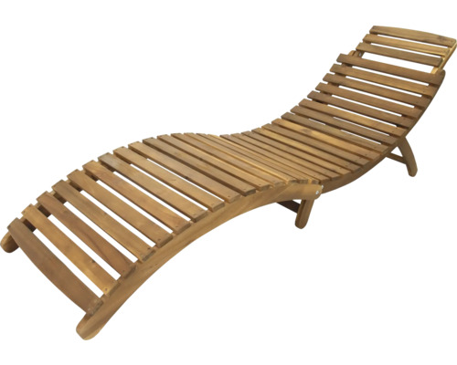 Chaise longue en bois pour le jardin