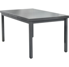 Table de jardin extensible avec structure en métal