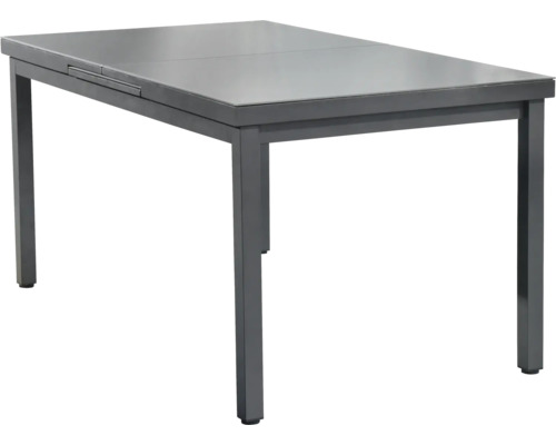 Ausziehbarer Gartentisch mit Metallgestell