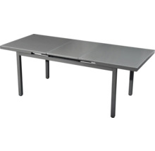 Table de jardin extensible avec structure en métal