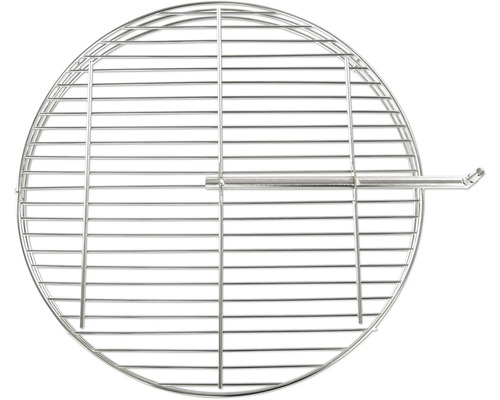 Grille de barbecue ronde en métal avec poignée