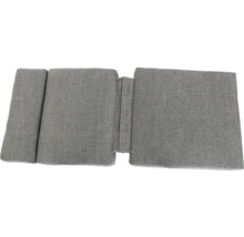 Coussin d''assise gris pour mobilier de jardin