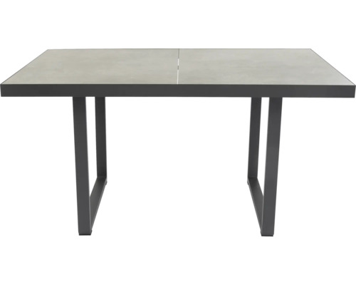 Table carrée avec plateau et quatre pieds de table