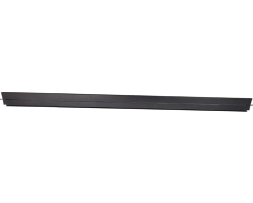 Long rail noir pour porte coulissante