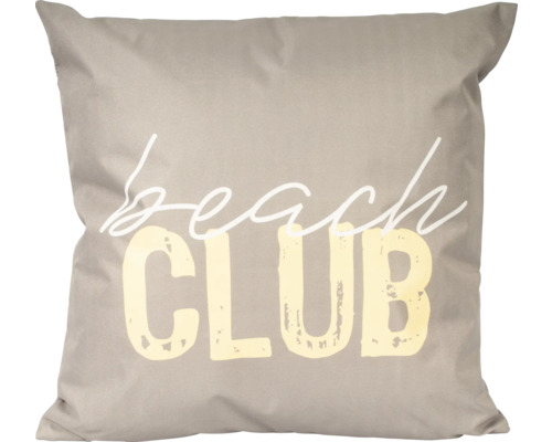 Dekokissen mit dem Aufdruck Beach Club
