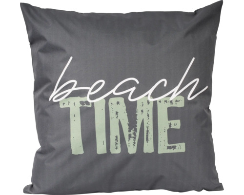 Dekokissen mit dem Aufdruck ''Beach Time''