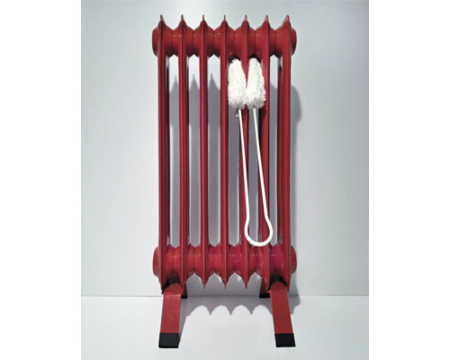 Heizkörper mit Heizkörperbürste