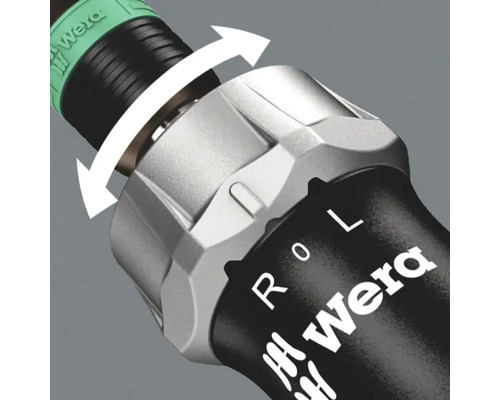 Wera Werkzeug mit Umschalthebel und Richtungsanzeige