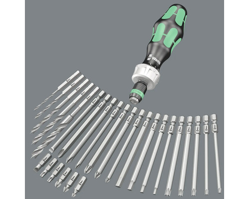 Wera Werkzeugsatz mit Schraubendreher und verschiedenen Bits