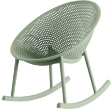 Schaukelstuhl mit perforierter Sitzfläche