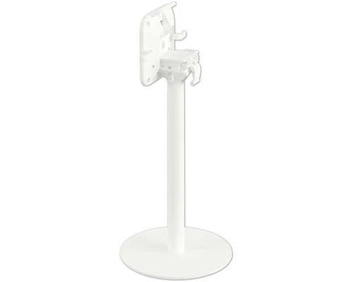 Table de terrasse Urban Midnight Marble ronde acier inoxydable, HPL Ø 70 cm blanc Support de haut-parleur pour enceintes