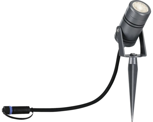 Gartenstrahler mit Erdspieß und Kabel