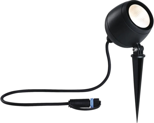 Spot LED Paulmann Plug & Shine 20° 7,2 W 460 lm 3000 K Kikolo anthracite Projecteur de jardin avec piquet et câble