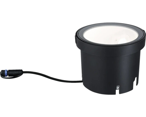 Éclairage encastré au sol Paulmann Plug & Shine LED 75° 6,1W 210 lm 3000 K Ocos anthracite Spot encastrable au sol pour l''extérieur avec câble de raccordement