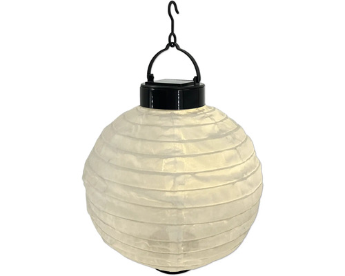 Solarleuchte mit Papierlaternen-Design zum Aufhängen